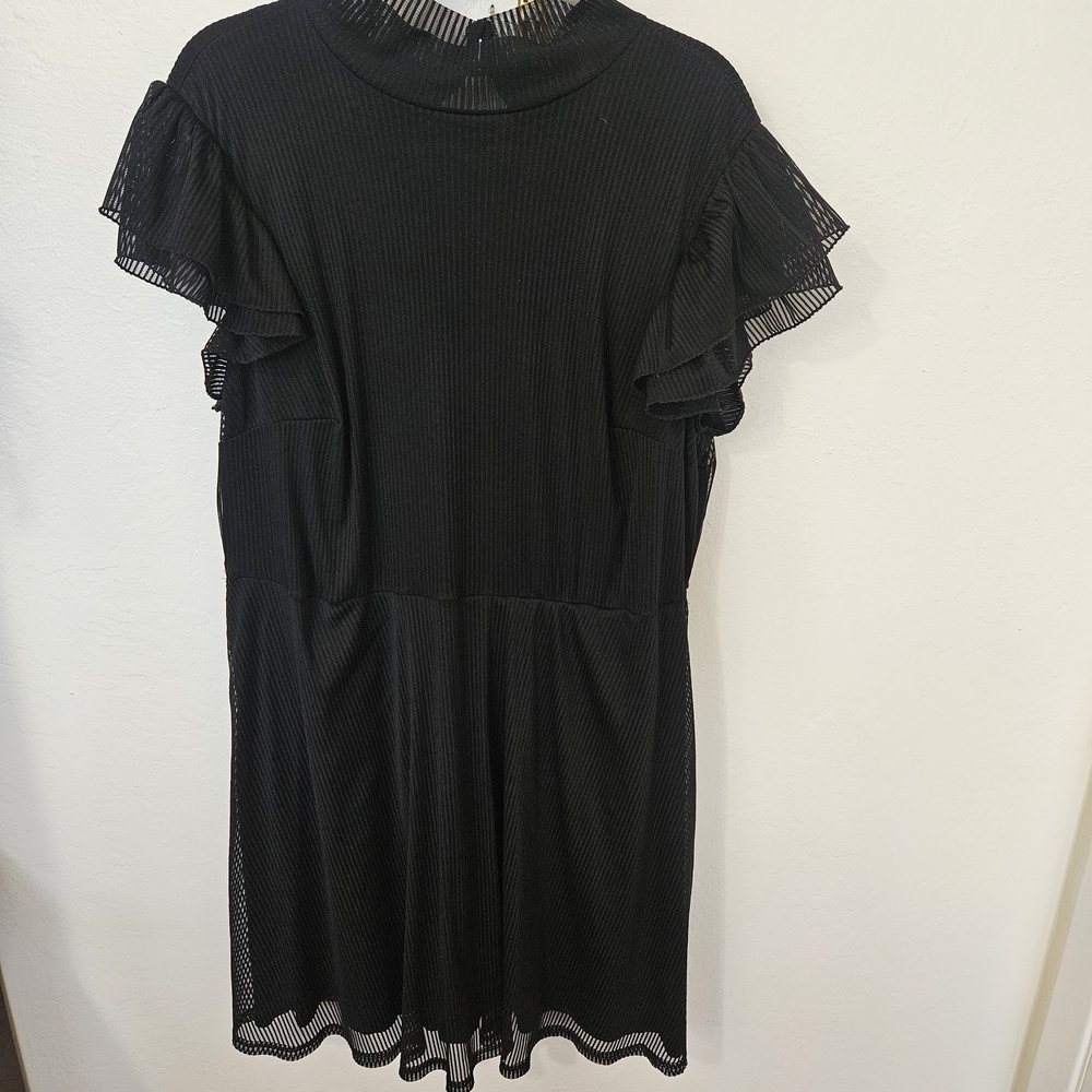 Modcloth Black Midi Dress
